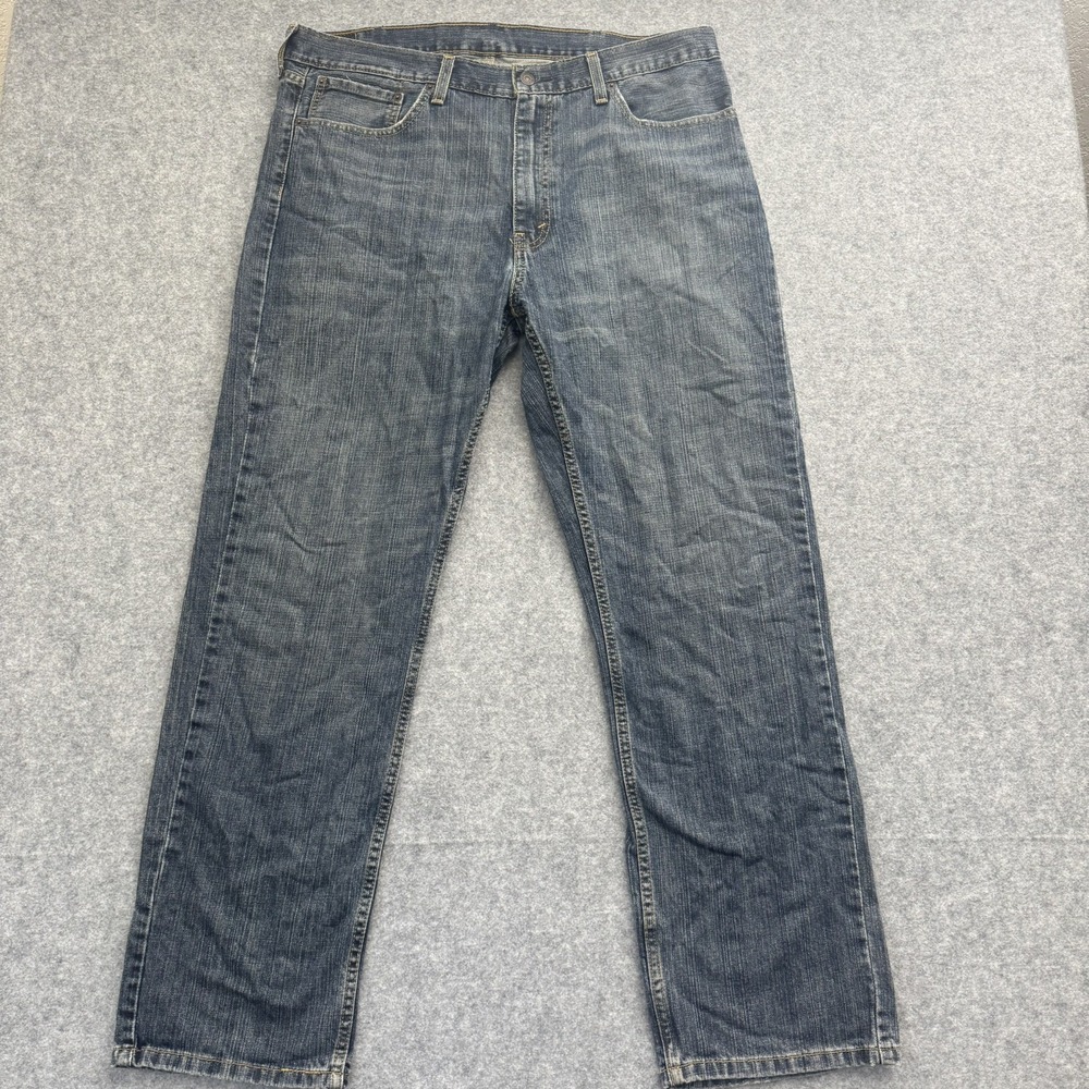 Levi's Men's 559 Relaxed Straight Fit Blue Jeans 38x32 - Picture 1 of 9